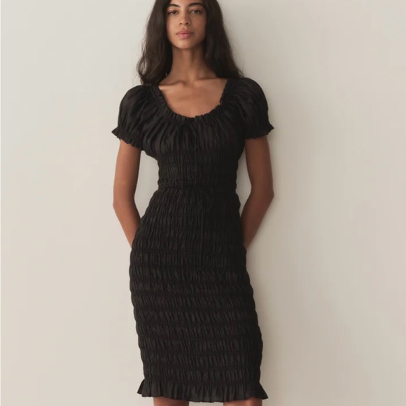 Rosalynn Dress NWT in black by Doen size M - Picture 1 of 3